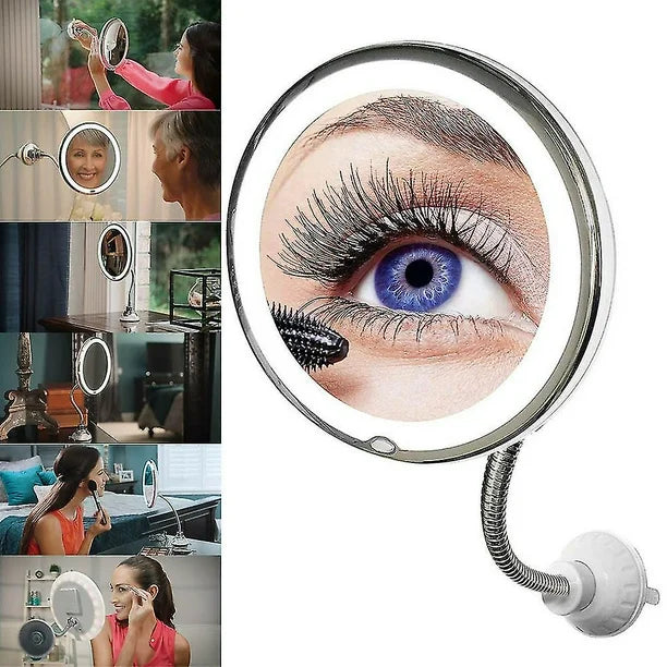 💡 FLEXIMIRROR™ - Espejo LED con Succión