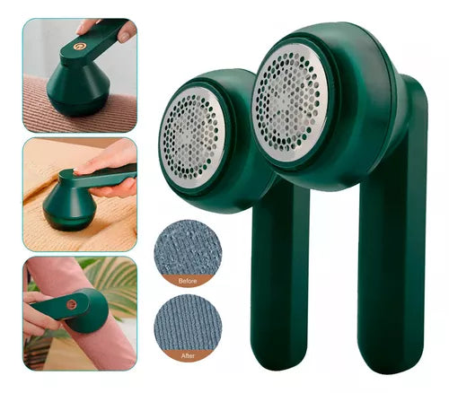 🌿 QUITAPELUSAS™ - Recargable Verde